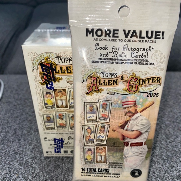 Topps - 2025 Allen & Ginter Baseball Blaster Box + 1 Single Pack Bundle - Picture 7 of 12